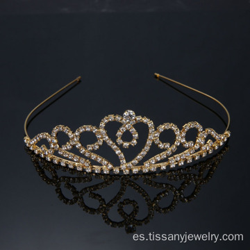 2016 nueva moda Rhinestone boda corona y Tiara